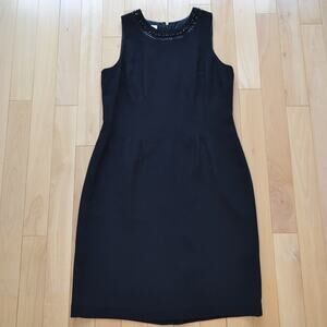NWT Talbots Black Sleeveless Midi Dress Size 16